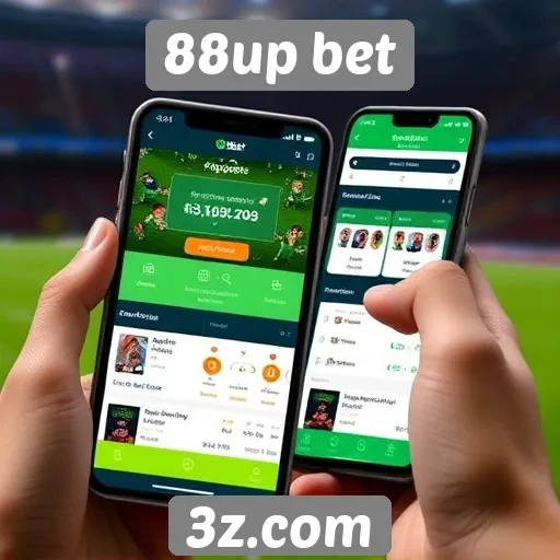 Acessibilidade do site 88up bet para dispositivos móveis