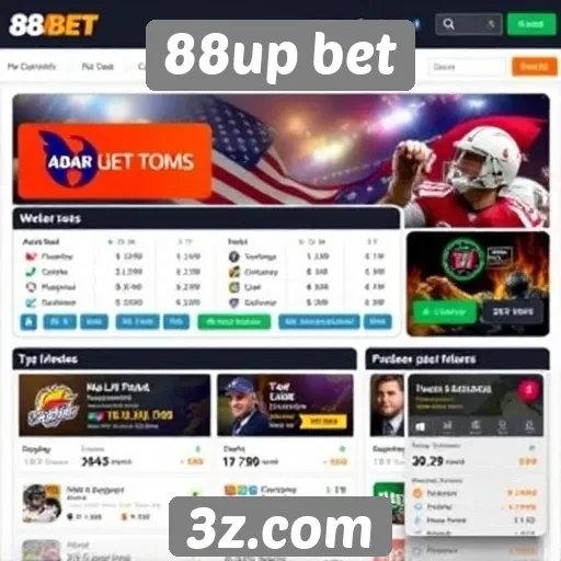 Facilidade de navegação no site 88up bet