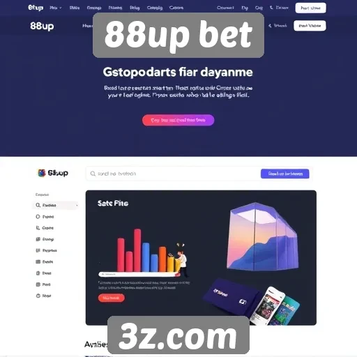 Análise da interface do site 88up bet